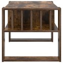 VidaXL Stolik kawowy Dąb wędzony 92 x 49,5 x 45 cm Drewno inżynieryjne