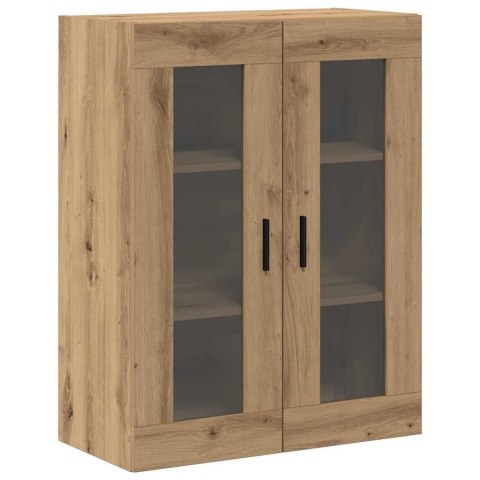 VidaXL Szafki montowane na ścianie 2 szt. dąb artisan