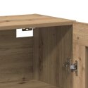 VidaXL Szafki montowane na ścianie 2 szt. dąb artisan