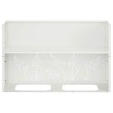 VidaXL Doniczka ogrodowa 2 szt. Biały 80 x 30 x 49 cm Stal zimnogięta