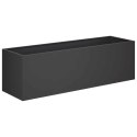 VidaXL Doniczka ogrodowa 2 szt. Czarny 100 x 30 x 30 cm