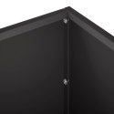 VidaXL Doniczka ogrodowa 2 szt. Czarny 100 x 30 x 30 cm