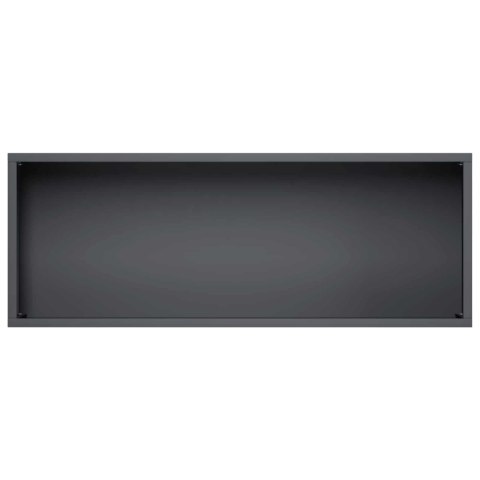 VidaXL Doniczka ogrodowa 2 szt. Czarny 80 x 30 x 49 cm Stal zimnogięta