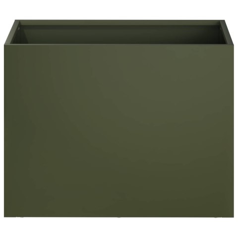 VidaXL Doniczka ogrodowa 2 szt. Oliwkowy zielony 40 x 30 x 30 cm