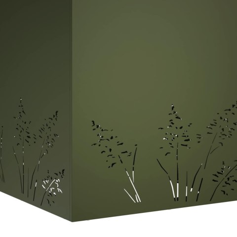 VidaXL Doniczka ogrodowa 2 szt. Oliwkowy zielony 50 x 50 x 49 cm