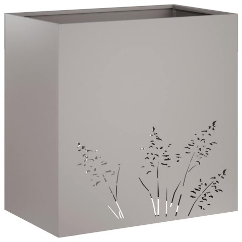 VidaXL Doniczka ogrodowa 2 szt. Rdzawy 50 x 30 x 49 cm