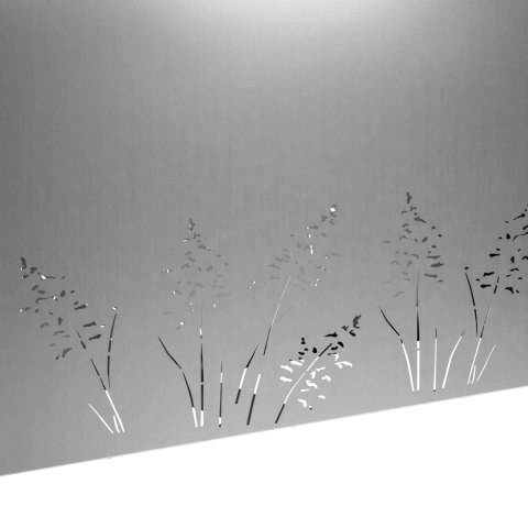 VidaXL Doniczka ogrodowa 2 szt. srebrny 100 x 30 x 49 cm