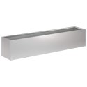 VidaXL Doniczka ogrodowa 2 szt. srebrny 80 x 20 x 20 cm
