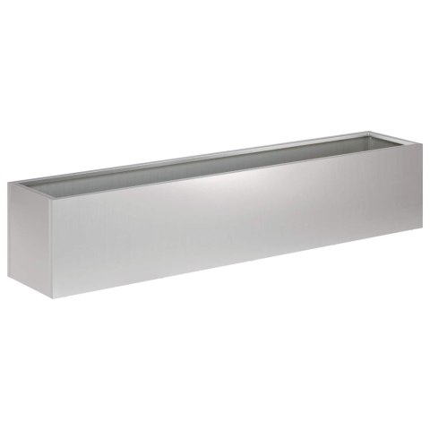 VidaXL Doniczka ogrodowa 2 szt. srebrny 80 x 20 x 20 cm