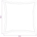 VidaXL Poszewka na poduszkę 2 pcs HOUTEN Czarny 55 x 55 cm Welur