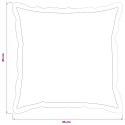 VidaXL Poszewka na poduszkę 2 pcs HOUTEN ciemnoszary 65 x 65 cm Welur