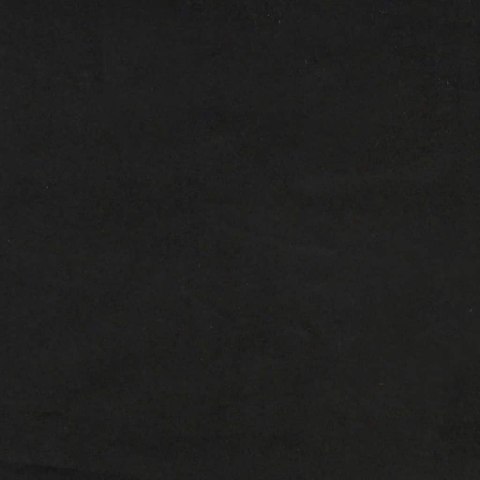 VidaXL Łóżko sprężynowe Z zagłówkiem Czarny 200 x 160 cm Aksamit