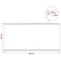 PLANDEKA PŁACHTA OCHRONNA LENO 260G/M² 2X 4M BIAŁA