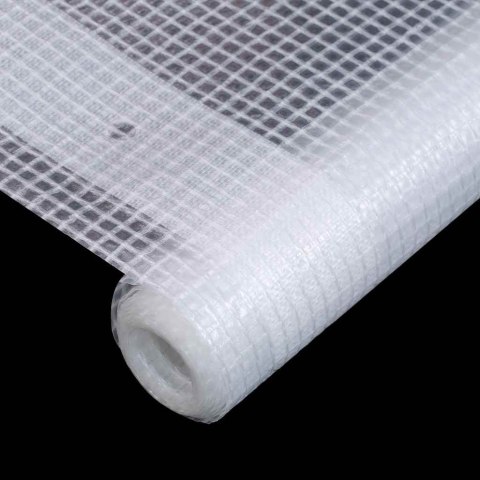 PLANDEKA PŁACHTA OCHRONNA LENO 260G/M² 4X10M BIAŁA