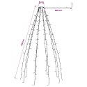 SIATKA LAMPEK CHOINKOWYCH 150 ZIMNYCH BIAŁYCH DIOD LED 150CM
