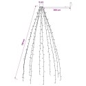 SIATKA LAMPEK CHOINKOWYCH 210 NIEBIESKICH DIOD LED 210CM