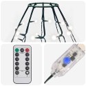SIATKA LAMPEK CHOINKOWYCH 210 ZIMNYCH BIAŁYCH DIOD LED 210CM