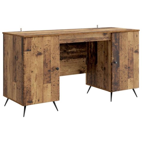 VidaXL Biurko Stare drewno 142,5 x 50 x 75 cm Drewno inżynieryjne