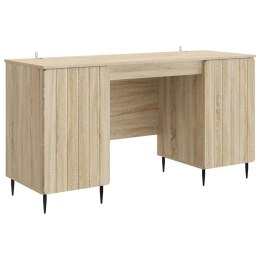 VidaXL Biurko dąb Sonoma 142,5 x 50 x 75 cm Drewno inżynieryjne