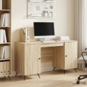 VidaXL Biurko dąb Sonoma 142,5 x 50 x 75 cm Drewno inżynieryjne
