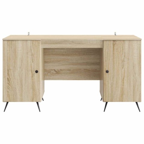 VidaXL Biurko dąb Sonoma 142,5 x 50 x 75 cm Drewno inżynieryjne