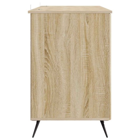 VidaXL Biurko dąb Sonoma 142,5 x 50 x 75 cm Drewno inżynieryjne