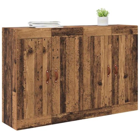VidaXL Szafka wisząca 2 szt. Stare drewno 69,5 x 34 x 90 cm