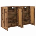 VidaXL Szafka wisząca 2 szt. Stare drewno 69,5 x 34 x 90 cm