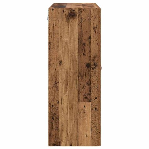 VidaXL Szafka wisząca 2 szt. Stare drewno 69,5 x 34 x 90 cm