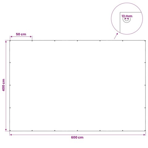 PLANDEKA LENO 140G/M² 4X6M BIAŁA