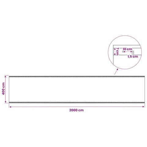 PLANDEKI LENO 2 SZT. 260G/M² 4X20M BIAŁE