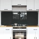 VidaXL Panel kuchenny 2 szt. Ciemnoszary 80 x 60 cm szkło hartowane