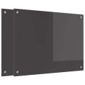 VidaXL Panel kuchenny 2 szt. Ciemnoszary 80 x 60 cm szkło hartowane