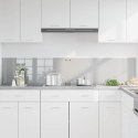 VidaXL Panel kuchenny 2 szt. Jasnoszary 100 x 40 cm szkło hartowane