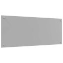 VidaXL Panel kuchenny 2 szt. Jasnoszary 100 x 40 cm szkło hartowane
