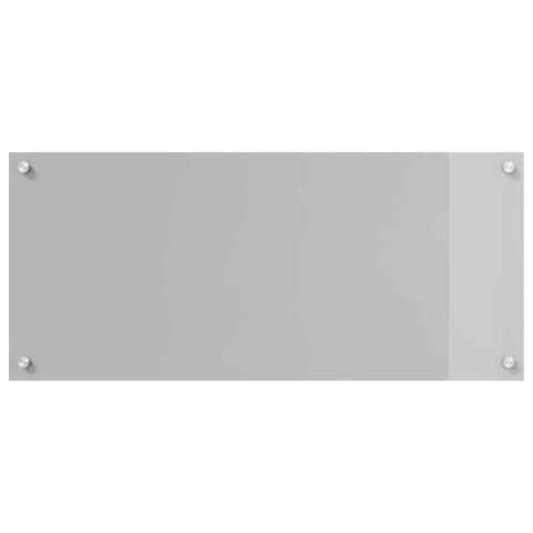 PANEL KUCHENNY 2 SZT. JASNOSZARY 90 X 40 CM SZKŁO HARTOWANE