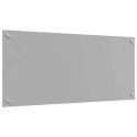 PANEL KUCHENNY 2 SZT. JASNOSZARY 90 X 40 CM SZKŁO HARTOWANE
