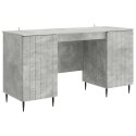 VidaXL Biurko Betonowy szary 142,5 x 50 x 75 cm Drewno inżynieryjne
