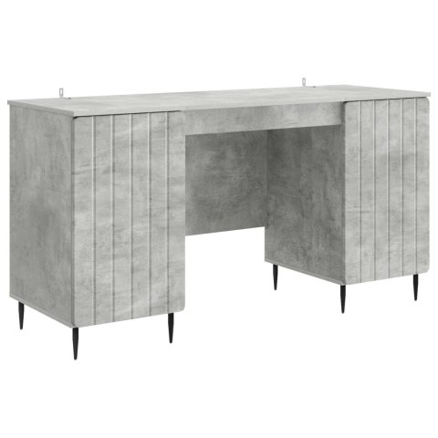 VidaXL Biurko Betonowy szary 142,5 x 50 x 75 cm Drewno inżynieryjne