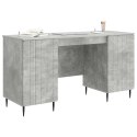 VidaXL Biurko Betonowy szary 142,5 x 50 x 75 cm Drewno inżynieryjne