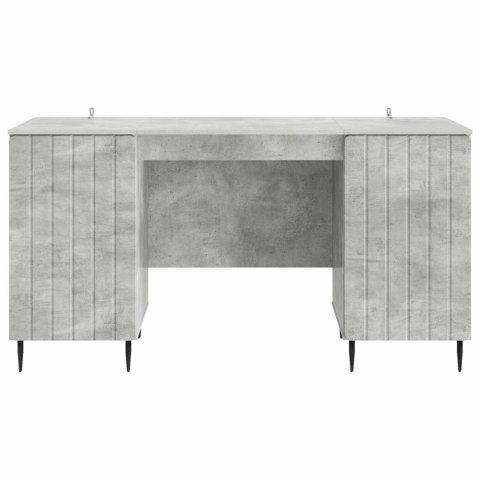VidaXL Biurko Betonowy szary 142,5 x 50 x 75 cm Drewno inżynieryjne