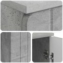 VidaXL Biurko Betonowy szary 142,5 x 50 x 75 cm Drewno inżynieryjne