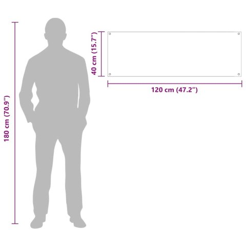 VidaXL Panel kuchenny 2 szt. Biały 120 x 40 cm szkło hartowane