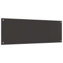 VidaXL Panel kuchenny 2 szt. Ciemnoszary 120 x 40 cm szkło hartowane