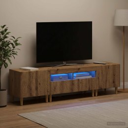 VidaXL 5-częściowa szafka RTV z LED Dąb artisan Drewno inżynieryjne