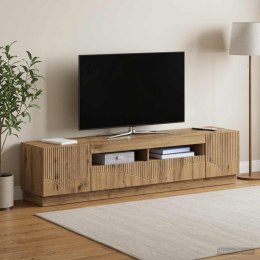 VidaXL 5-częściowa szafka RTV z LED Dąb artisan Drewno inżynieryjne