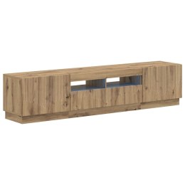 VidaXL 5-częściowa szafka RTV z LED Dąb artisan Drewno inżynieryjne