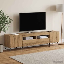 VidaXL 5-częściowa szafka RTV z LED Dąb artisan Drewno inżynieryjne