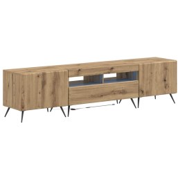VidaXL 5-częściowa szafka RTV z LED Dąb artisan Drewno inżynieryjne