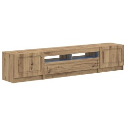 VidaXL 5-częściowa szafka RTV z LED Dąb artisan Drewno inżynieryjne